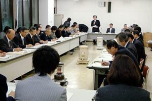 8日設置された県央地域新型インフルエンザ医療提供体制検討会議