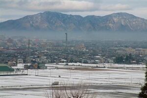 23日は暖気で三条市は3月下旬並みの気温10.5度に