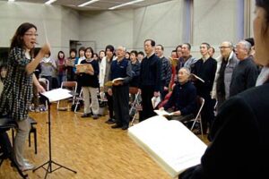 2月8日、「つばめ第九を楽しく歌おう会」が初めて春に「第九」を歌うコンサート