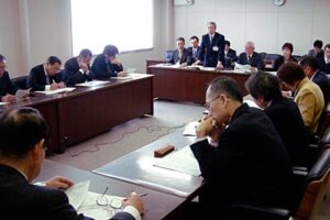 17日開かれた河川改修事業等調査特別委員会