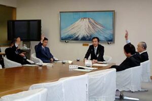 24日開かれた県央広域市町村圏協議会の平成21年第1回協議会