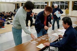 24日行われた三条野球連盟の市長杯争奪大会の組み合わせ抽選