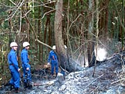消防団も応援に