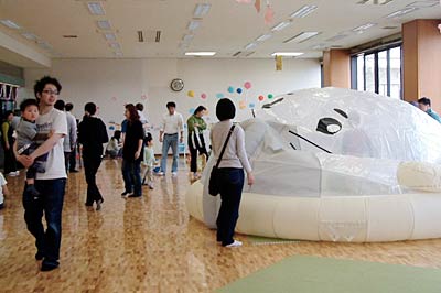 広々とした子どもの広場