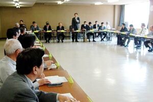 7・13水害に伴う河川改修の完成が近づいて水害への防災力が高まり、三条市防災会議は配備体制の新基準を緩和の方向で見直す
