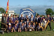 最高得点優勝、白組の東三条五月会