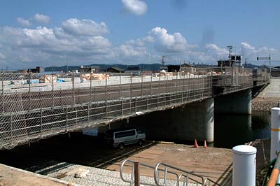 7・13水害から丸5年の7月13日に開通、供用開始する新しい常盤橋