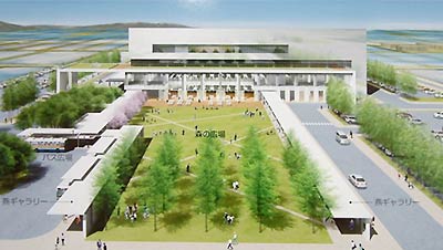 燕市の新庁舎建設設計者選考委員会の第1次審査で選ばれた５つの提案