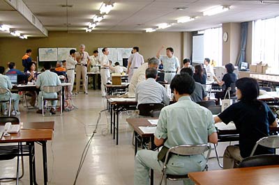 5日行われた三条市の水害対応総合防災訓練