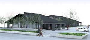 （仮称）第二中学校区公民館の完成予想図