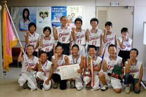 東北電力旗第22回東北ミニバスケットボール大会本大会出場の燕ジュニアドラゴンズ