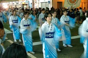 7・13水害復興記念「第5回三条夏まつり」1日目の市民民謡踊り流し