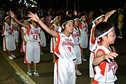 スポーツ少年団の子どもたちも参加