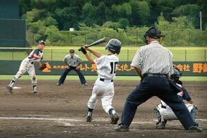 第15回県央地域選抜少年野球大会で9チームが競い、燕・南小スターズが初優勝