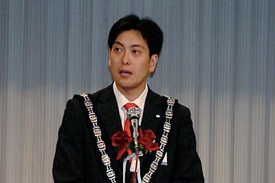  燕三条青年会議所の2010年度理事長に決まった梨本次郎さん