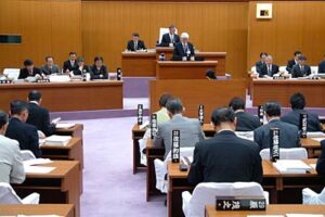 三条市9月定例会が開会、平成21年度一般会計補正予算など14件上程
