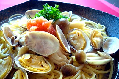 和風あさりパスタ（800円）