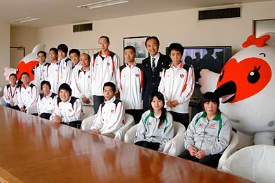  第9回全国障害者スポーツ大会「トキめき新潟大会」新潟県・新潟市選手団として三条市から出場した選手の結果報告会