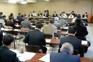 19日開かれた三条市の平成21年度除雪対策協議会