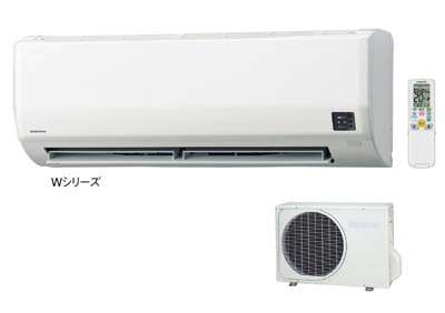 来年1月中旬から発売のコロナの2010年向けルームエアコン