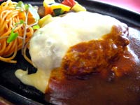 ハンバーグチーズ焼き