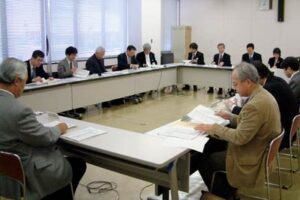 24日開かれた「救命救急センターを併設する基幹病院等のあり方検討会議(仮称)」の下部組織の第3回実務者検討会議