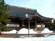 1月31日の本成寺本堂