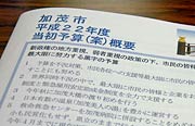 加茂市平成22年度当初予算(案)概要