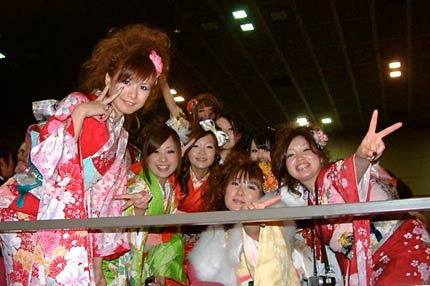 笑顔がはじける新成人