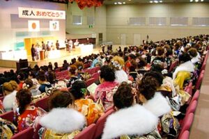 22日開かれた燕市成人式