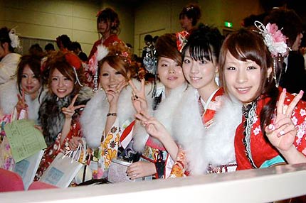 笑顔のあふれる新成人