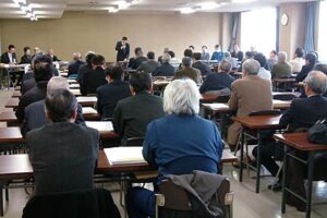 26日行われた三条市議会議員一般選挙の立候補予定者説明会