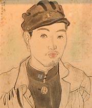 珍しい横山操の自画像