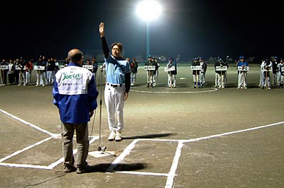 19日夜行われた燕市ソフトボール協会平成22年度開幕式