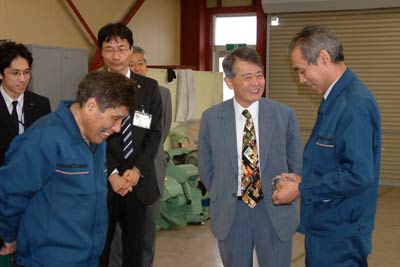磨き屋一番館を視察