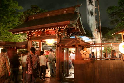 24日の吉田天満宮祭礼の宵宮