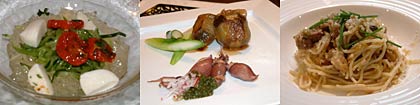 地元の食材をふんだんに利用した料理