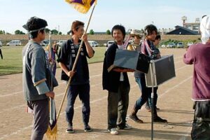 風に恵まれた三条凧合戦が閉幕、最高得点優勝は三条越路組