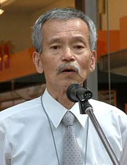 三条中央商店街振興組合の外山理事長