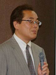 三条市の総合防災アドバイザーのについた片田群馬大教授