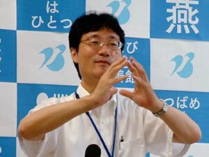 鈴木燕市長が定例記者会見、人間国宝となる玉川宣夫さんに名誉市民の称号を贈る準備に取りかかる