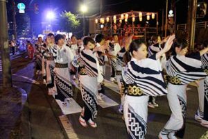 第6回三条夏まつりの市民民謡踊り流し
