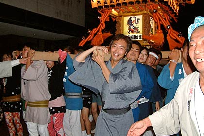 第6回三条夏まつりの三条夏神輿