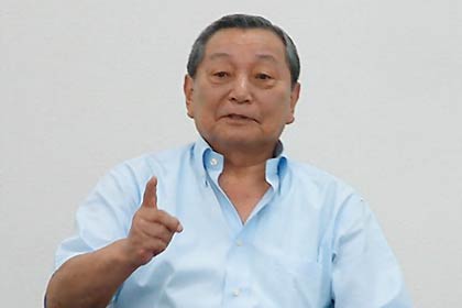 燕商工会議所の次期会頭に推薦が決まった山崎悦次会頭