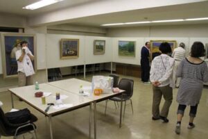 9月4、5日と燕市の美術グループ、ミューゼが初めての本格的な作品展「富樫哲太郎米寿記念と仲間たち」