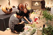 16日の生け込み作業