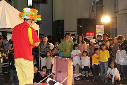 子どもたちに大人気だったバルーンアート