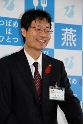 4日行われた鈴木燕市長の定例会見