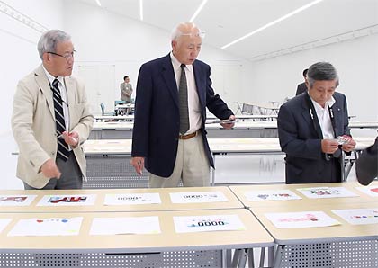 7日行われた三条市のオリジナルナンバープレートの選考会
