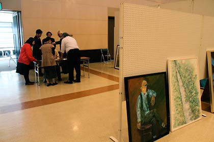 第5回燕市美術展覧会は9、10の2日間で審査が行われた
